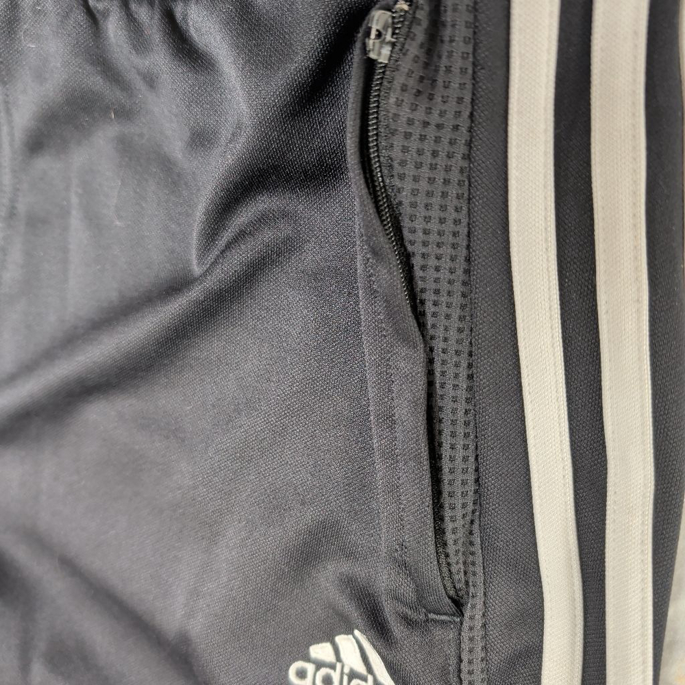 Women's Adidas Black and White Track Pants Size M - Picture 6 of 11